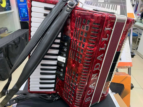 Acordeon /sanfona Scandalli 80 Baixos Nova Frete Grátis!