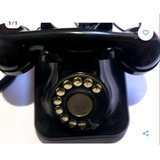 Telefono Antiguo De Mesa Color Negro