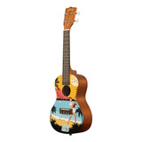 Kala Ltp C Elvis Presley Ukelele Concierto Ideal Aprendizaje Color Blue Hawaii