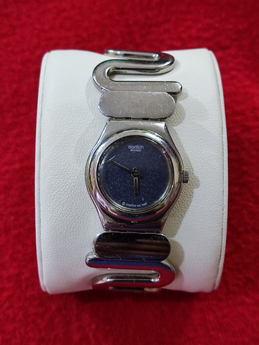 Reloj Mujer, Swatch Irony Ag 1999, Color Plateado (vintage).