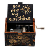 Caja Musical Johnny Cash Tema You Are My Sunshine Negro