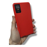 Funda Tcl 403  Color Rojo Tpu Flexible Ídem Silicona