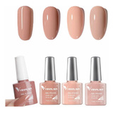 Pack 4 Colores Permanente Nude Venalisa 7.5ml