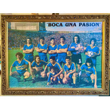 Póster Enmarcado De La Legendaria Temporada De Boca En 1991