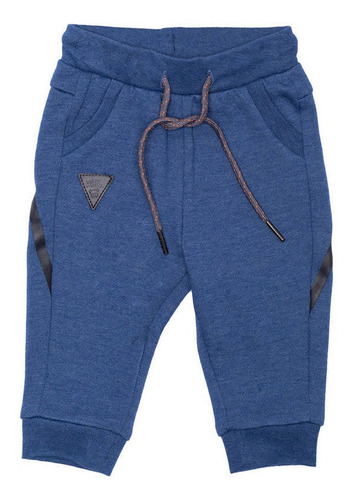 Pantalón Buzo Bebe Niño Azul Pillin