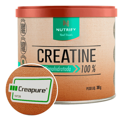 Creatina Creapure Original Com Selo Creapure 300g (com Nfe) 