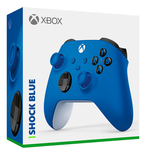 Controle Xbox Série X, One, One S E Windows Azul Original