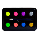 Maquillaje Artistico Pintura Neon Paleta X8 Tonos  12grs