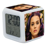 Reloj Despertador Katy Perry Con Luz Led