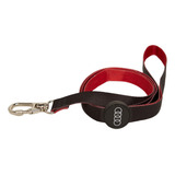 Coleira Guia Pet Four Rings Preto/ Vermelho - 41302085