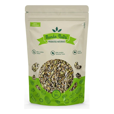 1kg Mix De Sementes Abóbora Girassol Chia Linhaça Gergelim | MercadoLivre