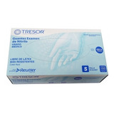 Guantes Nitrilo Premium Clínica Tresor Caja100u Antibacteria