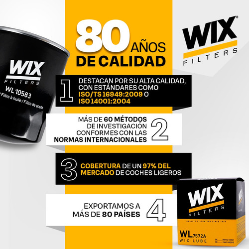 Filtro De Aire Wix Wa11485a (46116) Nissan Sentra B14 Y B15 Foto 3