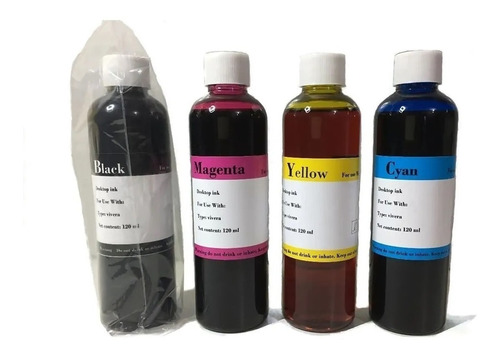 Kit Para Cartucho Hp 662, 664 * 4 Botes De Tinta *