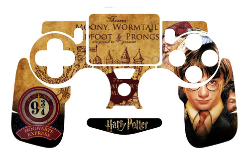 Skin Adesiva Controle Playstation 4 Ps4 Harry Potter