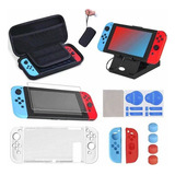 Para Nintendo Switch Case, 16 Em 1 Kit Acessório