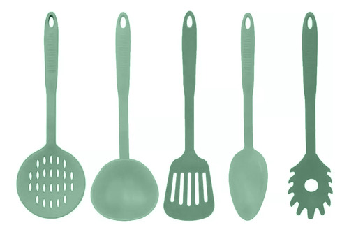 Set X5 Utensilios Juego De Cocina Nylon Carol