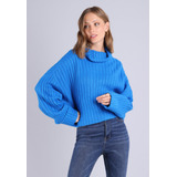 Sweater Oversize Cuello Alto Mujer Soviet Sswm736al