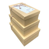 Pack 3 Cajas Regalo Rectangulares Yn2900-003