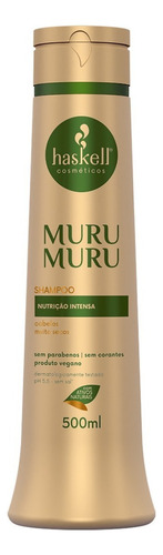 Haskell Murumuru Shampoo 500ml Nutrição Prolongada + Nf