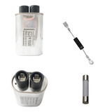 Kit Reparo Microondas Capacitor 0,95 3t Largo+diodo+fusivel