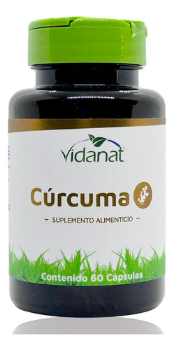 Vidanat Cúrcuma Minerales/vitaminas 60 Cápsulas 