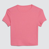 Camiseta Mujer Ostu M/c Rosado Poliéster 40091829-72831