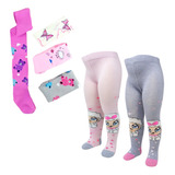 Pack 3 Pantys Primera Capa Invierno Niña 6-8 Años Surtido