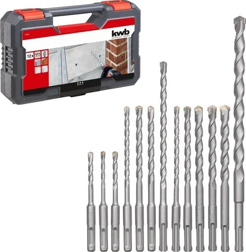 Juego De Brocas Set Mechas Kit Sds Plus 12 Pzas Kwb Einhell