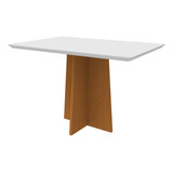 Mesa De Jantar Anitta Ypê 160x90cm Para 6 Cadeiras New Ceval