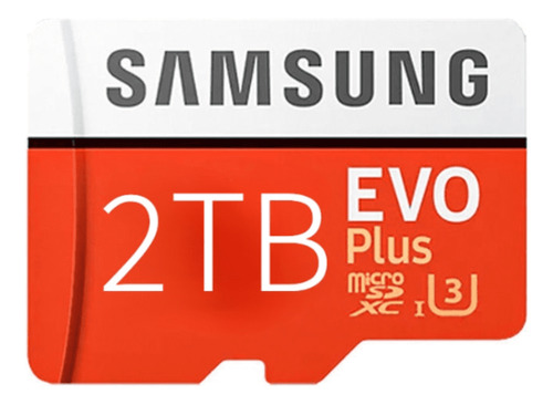 Cartão Memória Flash Samsung Sd Evo Plus 2tb Adaptador