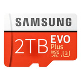 Cartão Memória Flash Samsung Sd Evo Plus 2tb Adaptador