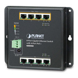8-port 10/100/1000t Wall Mounted Gigabit Ethernet Switch Wit