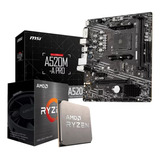 Combo Actualizacion Pc Msi A520m-a Pro Y Amd Ryzen 5 5600g