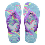 Chinelo Infantil Havaianas Kids Fantasy Unicórnio Original