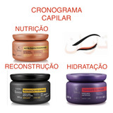 Kit Cronograma Capilar Siage Óleos, Pós Química E Anti Frizz