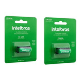 Kit 2 Bateria Não Recarregável De Lítio 3v Cr123a Intelbras