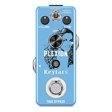 Pedal Distorsión Keytars Plexion Para Guitarra Y Bajo (true