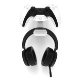 Suporte 1 Controle Playstation5 Ps5 E Headphone De Parede Vn