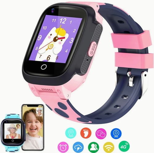 Reloj Inteligente Niño Impermeable Con Gps Y 4g Videollamada