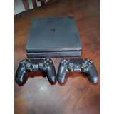 Playstation 4 Slim 2 Joysticks + 8 Juegos Físicos (opcional)