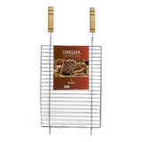 Grelha Dupla Para Churrasco Assados Grill 36x50 Cm Grilazer