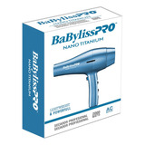 Secador Babyliss Pro Liviano Nanotitanium Potencia De 2000w