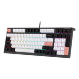 Fl Esports Fl% 1800 Diseño Teclado Mecánico Con Cable, 98 Te