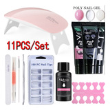 Kit De Gel Para Uñas Mobray Poli Uñas De 15 Ml, 11 Piezas