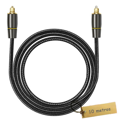 10m \u002F 32.8ft Cable Óptico Toslink Audio Fibra Stereo Digital | MercadoLibre