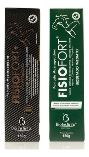 Pomada Fisiofort Verde + Fisiofort Premium Pra Dor Articular