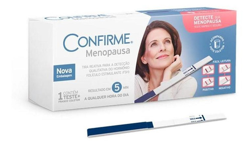 Teste De Menopausa Confirme 1 Teste + Frasco Coletor