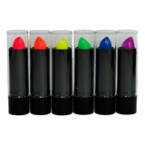 Kit X6 Lápiz Labial Neon Glow