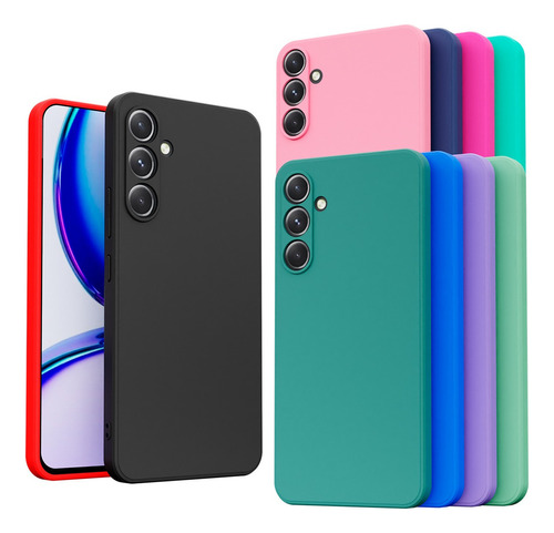 Capa Capinha Compatível Com Galaxy A34 5g Silicone Aveludado